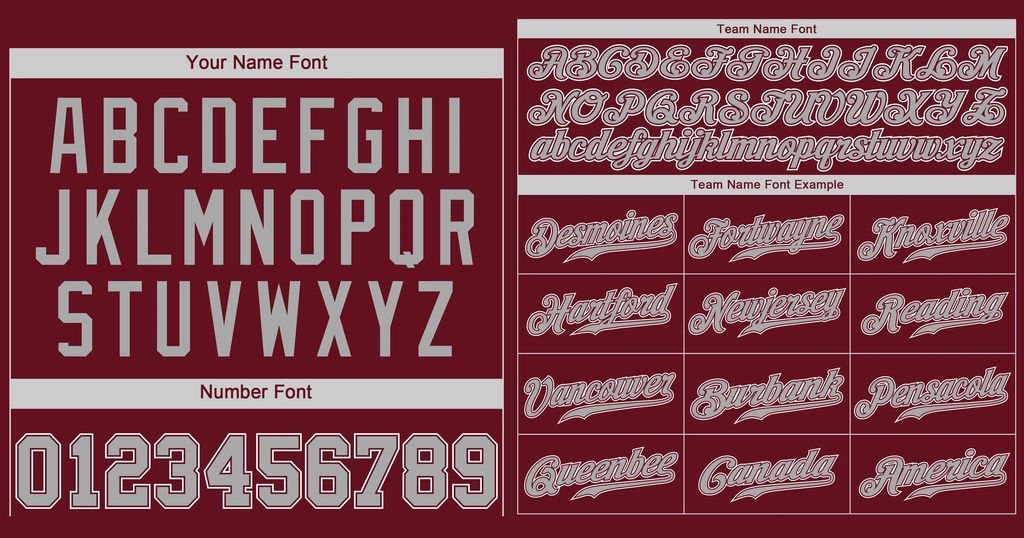 Hcwe Custom Crimson Gray-White Classic Style Authentic Baseball Jersey