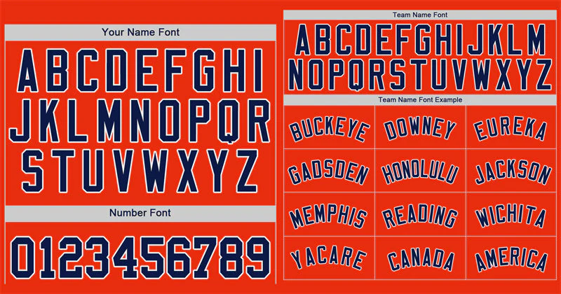 Hcwe Custom Orange Navy-White Bull Classic Style Authentic Baseball Jersey