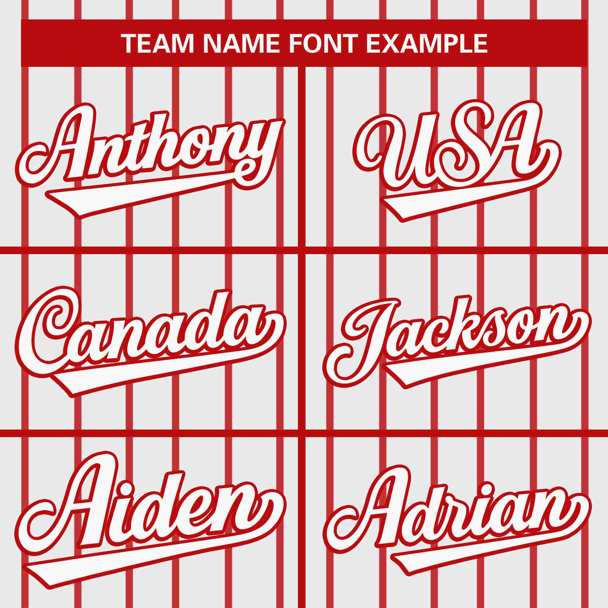 Hcwe Custom White Red Stripe Fashion Design Full Button Authentic Baseball Jersey