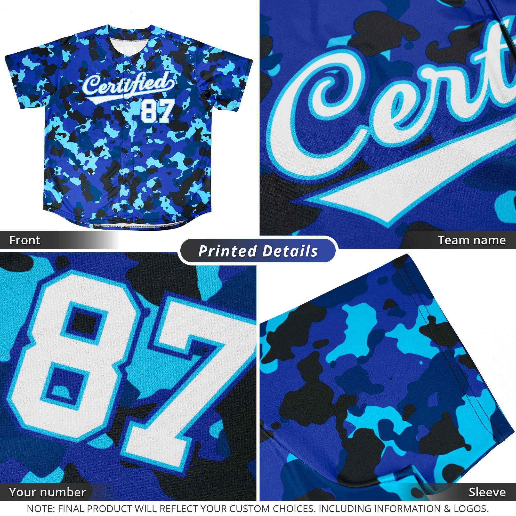 Hcwe Custom Black Old Gold Stripe Fashion Design Full Button Authentic Baseball Jersey
