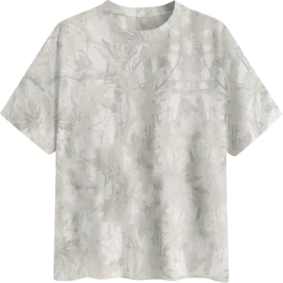 Womens Camo Shirt Oversized Maple Leaf Short Sleeve T Shirts Tops | Loose Fit,White Camo T-Shirt,Crew Neck,Half Sleeve,Everyday Outfits,Gym,Workout,Home,Work,Hiking,2026 Basic Tee