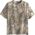 Womens Camo Shirt Oversized Maple Leaf Short Sleeve T Shirts Tops | Loose Fit,White Camo T-Shirt,Crew Neck,Half Sleeve,Everyday Outfits,Gym,Workout,Home,Work,Hiking,2026 Basic Tee