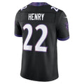 B.Ravens #22 Derrick Henry Black Alternate Alternate Vapor F.U.S.E. Stitched Limited Jersey