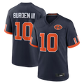 Reast C.Bears #10 Luther Burden III Navy 2026 Rivalries Collection Game Stitched Jerseys