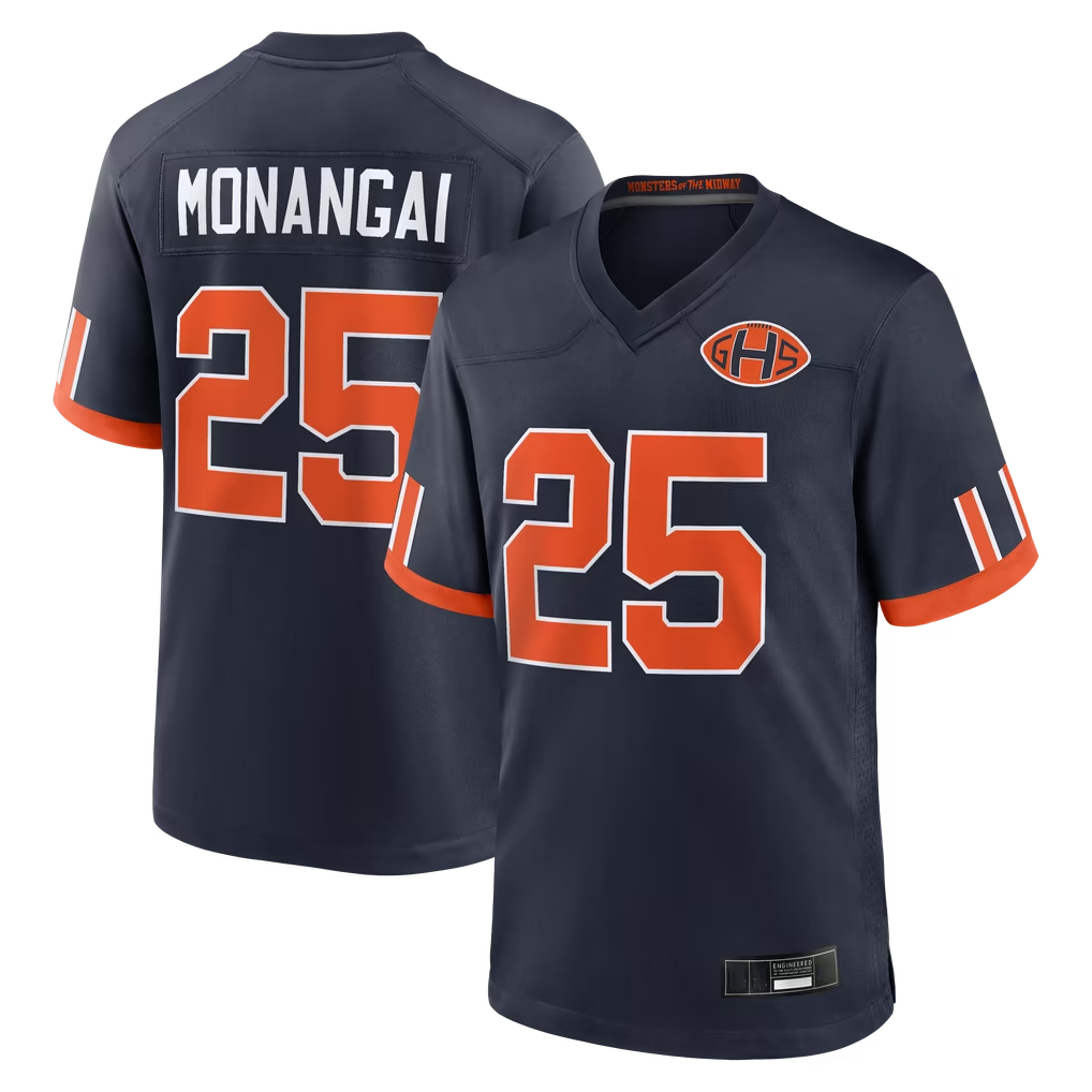 Reast C.Bears #25 Kyle Monangai Navy 2026 Rivalries Collection Game Stitched Jerseys
