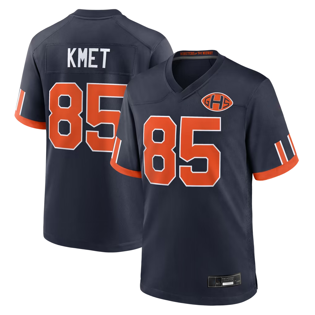Reast C.Bears #85 Cole Kmet Navy  2026 Rivalries Collection Game Stitched Jerseys