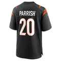 C.Bengals #20 Lemar Parrish Black Team Retired Game Jersey
