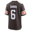C.Browns #6 Dillon Gabriel Brown Team Game Jersey