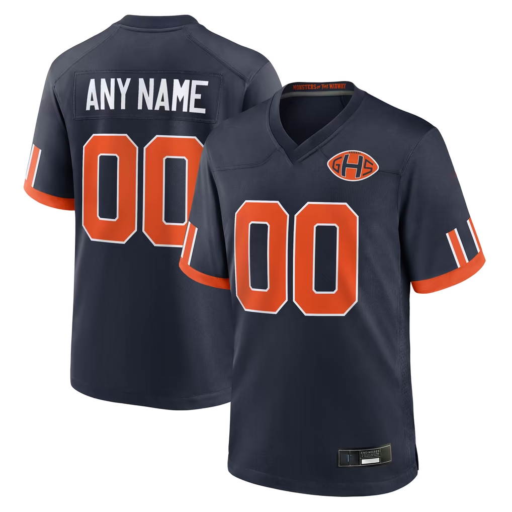 Reast Custom C.Bears Navy 2026 Rivalries Collection Game Stitched Jerseys