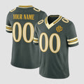 Reast Custom GB.Packers Green Rivalries Jersey - All Stitched