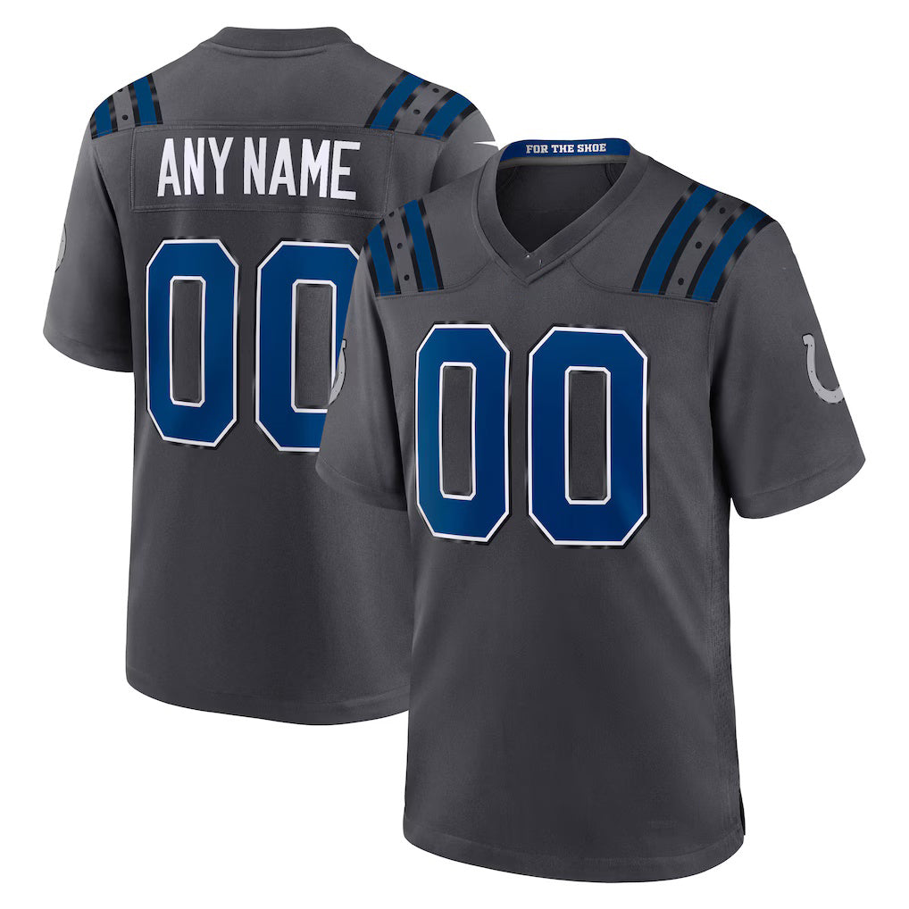 Reast Custom IN.Colts Anthracite 2026 Rivalries Collection Game Jersey
