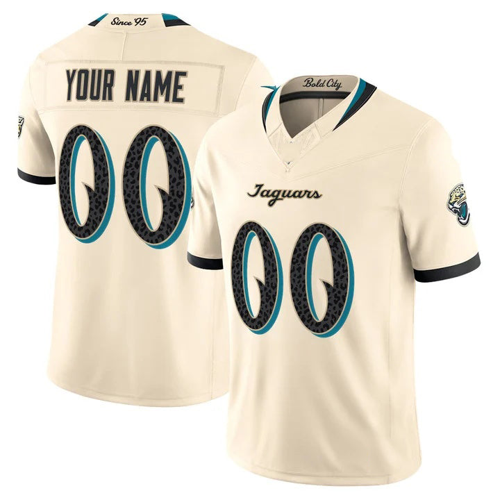 Reast Custom J.Jaguars Natural 2026 Rivalries Vapor Limited Jersey - All Stitched