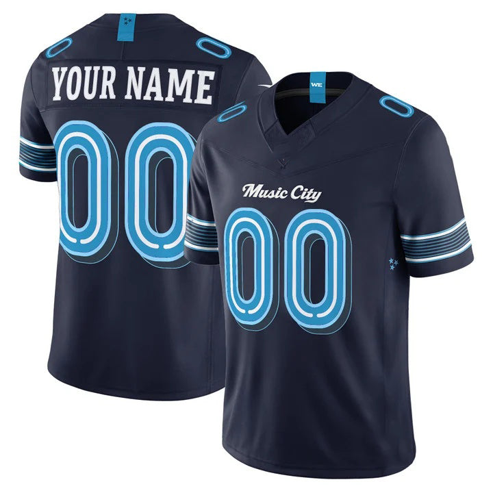 Reast Custom T.Titans Navy 2026 Rivalries Vapor Limited Jersey - All Stitched