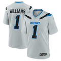 Reast D.Lions #1 Jameson Williams Silver 2026 Rivalries Collection Game Stitched Jerseys