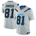 Reast D.Lions #81 Calvin Johnson Silver 2026 Rivalries Collection Limited Stitched Jerseys