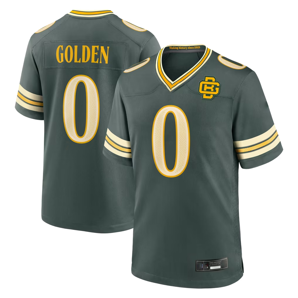 Reast GB.Packers #0 Matthew Golden Green 2026 Rivalries Collection Game Stitched Jerseys