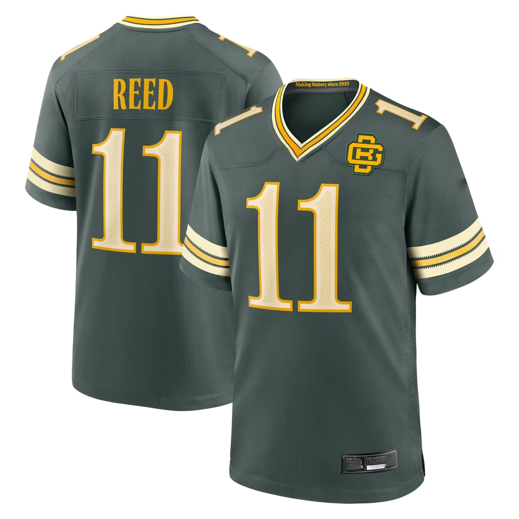 Reast GB.Packers #11 Jayden Reed Green  2026 Rivalries Collection Game Stitched Jerseys