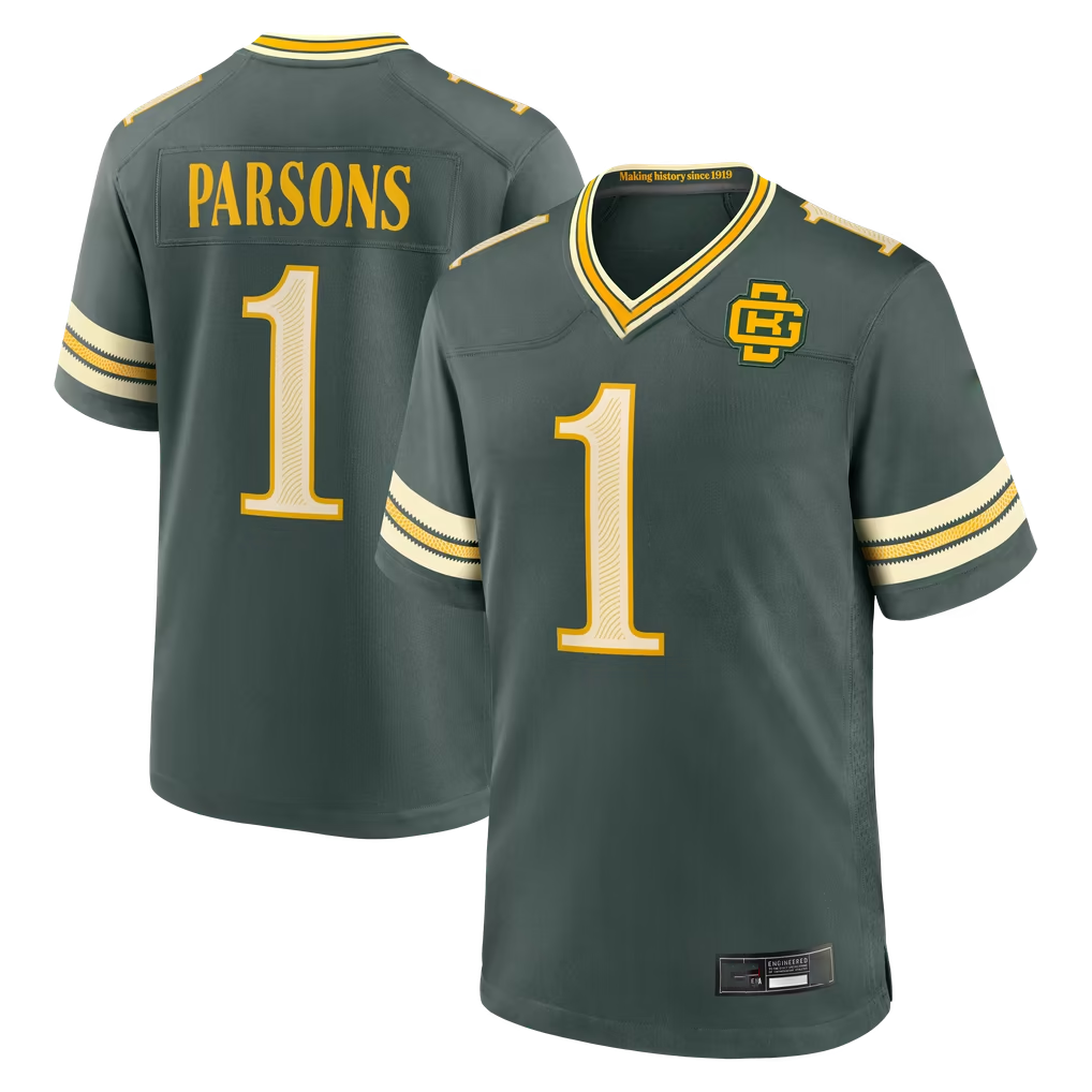 Reast GB.Packers #1 Micah Parsons Green 2026 Rivalries Collection Game Stitched Jerseys