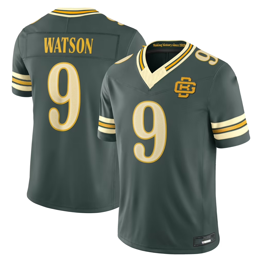 Reast GB.Packers #9 Christian Watson Green 2026 Rivalries Collection Limited Stitched Jerseys