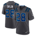 Reast IN.Colts #28 Jonathan Taylor Anthracite 2026 Rivalries Collection Game Stitched Jerseys