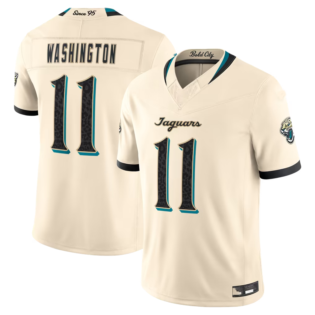 Reast J.Jaguars #11 Parker Washington Natural 2026 Rivalries Collection Limited Stitched Jerseys