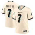 Reast J.Jaguars #7 Brian Thomas Jr. Natural 2026 Rivalries Collection Game Stitched Jerseys