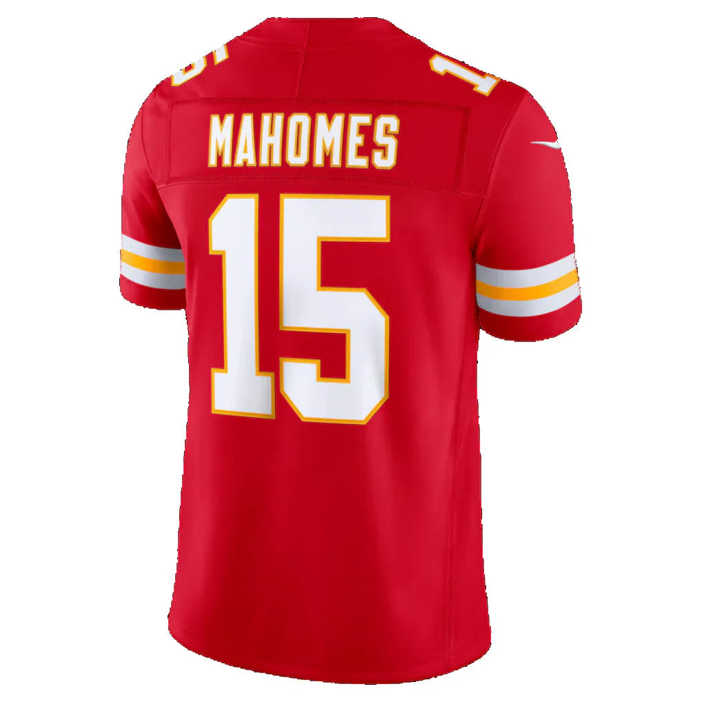 KC.Chiefs #15 Patrick Mahomes Red Team Vapor F.U.S.E. Stitched Limited Jersey