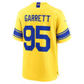LA.Rams #95 Myles Garrett Classic Sol Game Jersey