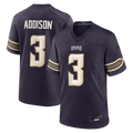 Reast MN.Vikings #3 Jordan Addison Purple 2026 Rivalries Collection Game Stitched Jerseys