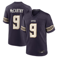 Reast MN.Vikings #9 J.J. McCarthy Purple 2026 Rivalries Collection Game Stitched Jerseys