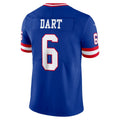 NY.Giants #6 Jaxson Dart Royal Legacy Vapor Untouchable Stitched Limited Jersey