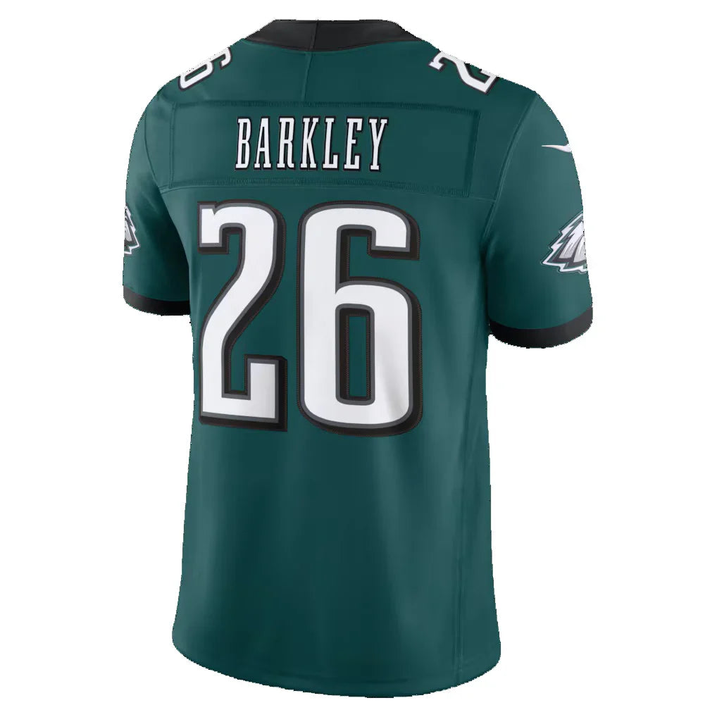 P.Eagles #26 Saquon Barkley Midnight Green Team Vapor F.U.S.E. Stitched Limited Jersey