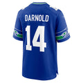 S.Seahawks #14 Sam Darnold Royal Alternate Game Player Jersey