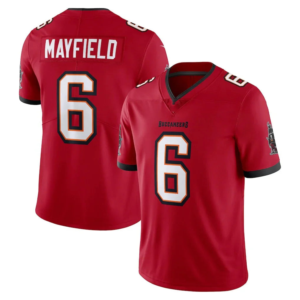 TB.Buccaneers #6 Baker Mayfield Red Vapor Untouchable Stitched Limited Jersey