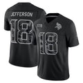 Reast MN.Vikings #18 Justin Jefferson Player Black Limited 2026 Salute to Service Home Game Stitched Jerseys