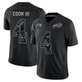 Reast B.Bills #4 James Cook III Player Black Limited 2026 Salute to Service Home Game Stitched Jerseys